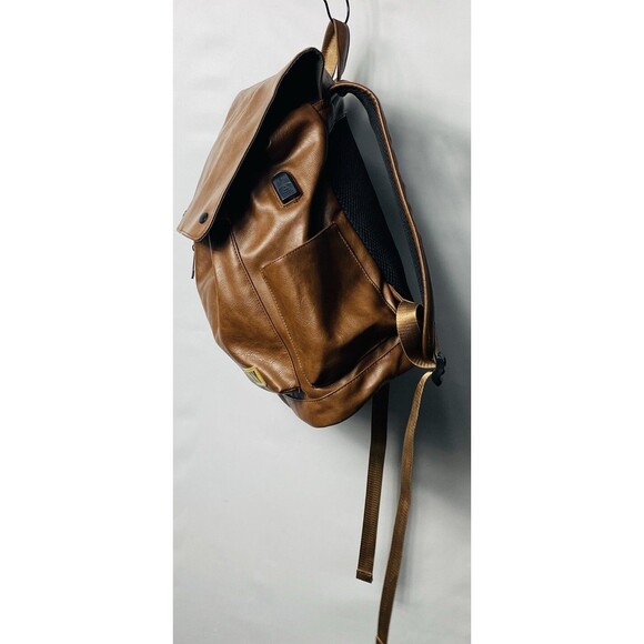 LXY Vegan Leather Laptop backpack, Vintage, USB charging port, Multiple pockets - Picture 5 of 9
